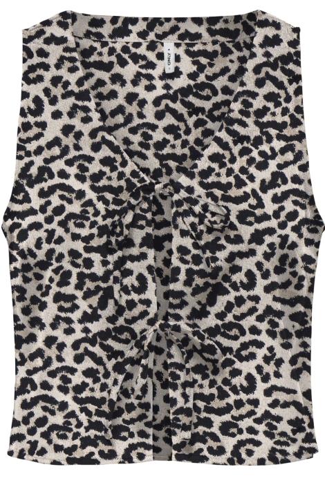 Only onlnova life elite s/l tie vest aop